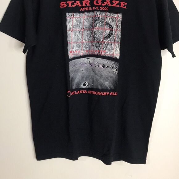 Vtg fruit of the loom peach state April 2000 atlanta astrology T-shirt M - Picture 4 of 9